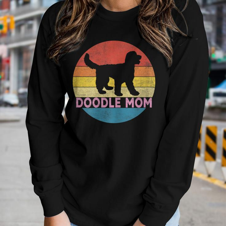 Womens Doodle Mom Cute Goldendoodle Dog Owner Mama Wife Women Long Sleeve T-shirt Gifts for Her