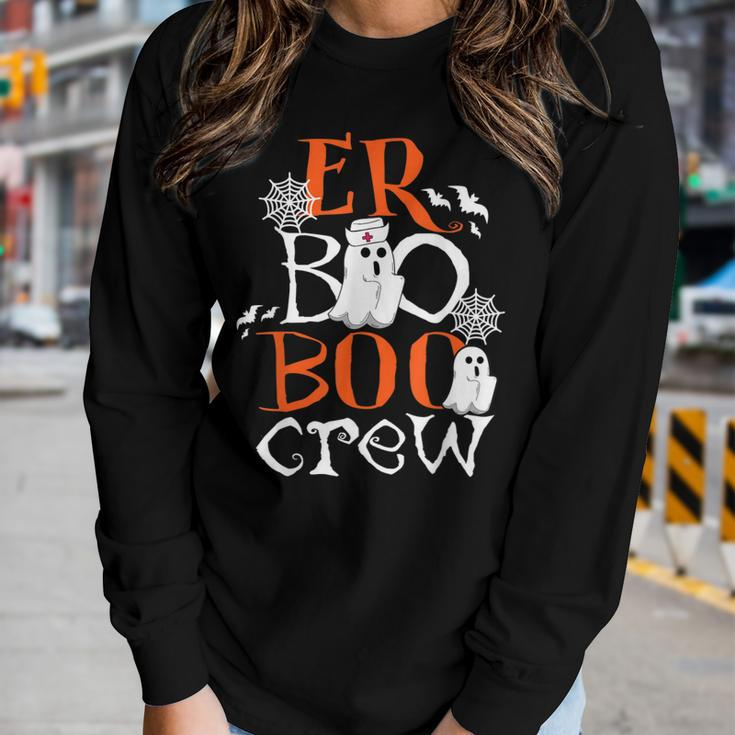 Er Nurse Boo Boo Crew Perfect For Halloween Day Women Long Sleeve T-shirt Gifts for Her
