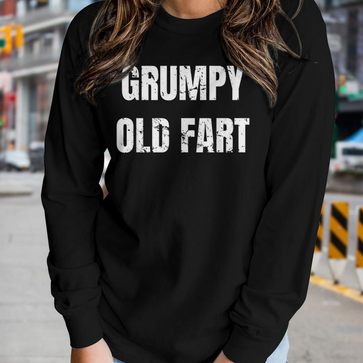 Grumpy Old Fart Seventy 70Th Birthday Pun GagWomen Long Sleeve T-shirt Gifts for Her