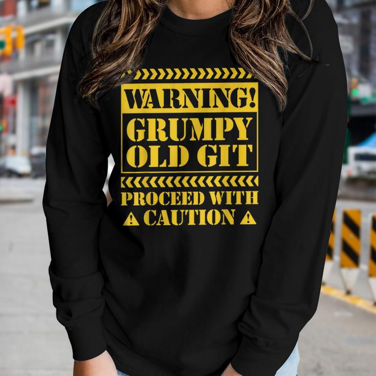 Grumpy Old GitFor Men Sarcastic Fathers Day Women Long Sleeve T-shirt Gifts for Her
