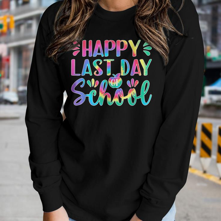 Happy Last Day Of School Teacher Student Graduation V5 Women Graphic Long Sleeve T-shirt Gifts for Her
