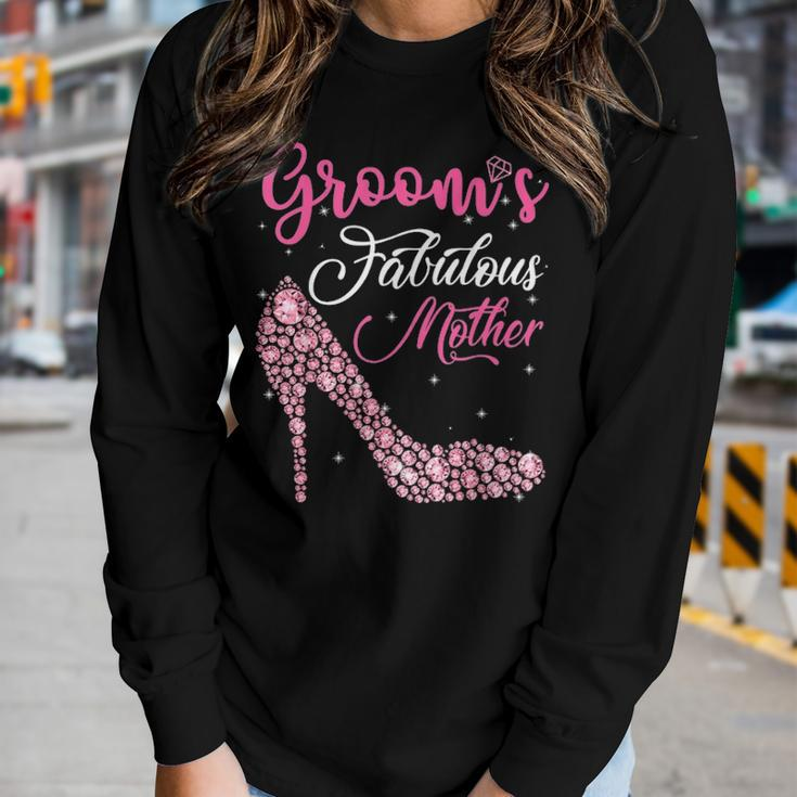 Light Gems Grooms Fabulous Mother Happy Marry Day Vintage Women Graphic Long Sleeve T-shirt Gifts for Her