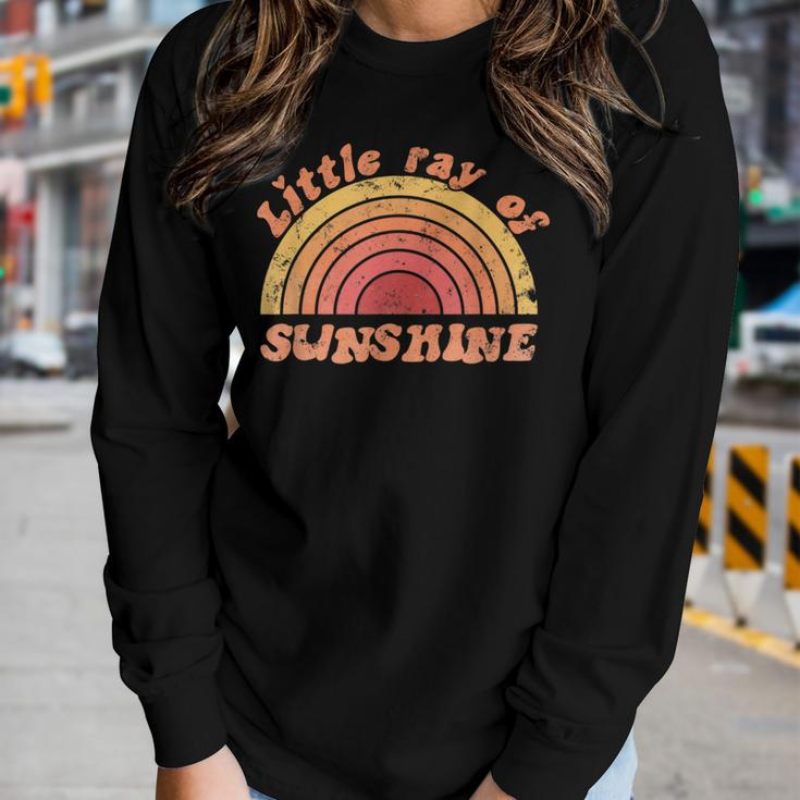 Little Ray Of Sunshine Sorority Girls Matching Little Sister Women Long Sleeve T-shirt Gifts for Her