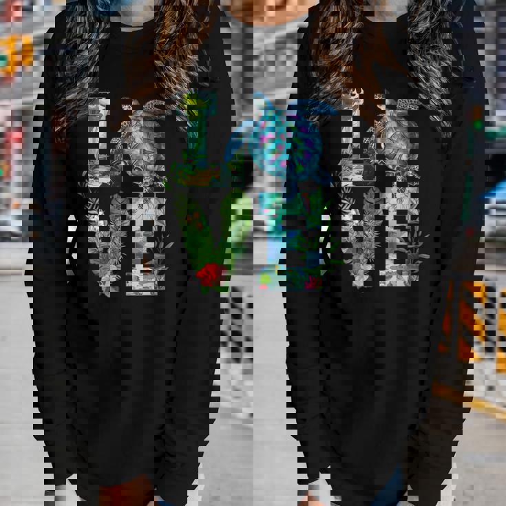 Womens Love Turtle Earth Day Save Planet Environmental Sea Animals Women Long Sleeve T-shirt Gifts for Her Womens Love Turtle Earth Day Save Planet Environmental Sea Animals Women Long Sleeve T-shirt Gifts for Her