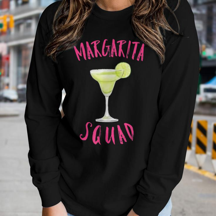 Margarita Squad Girls Tequila Cocktail Party Cinco De Mayo Women Long Sleeve T-shirt Gifts for Her