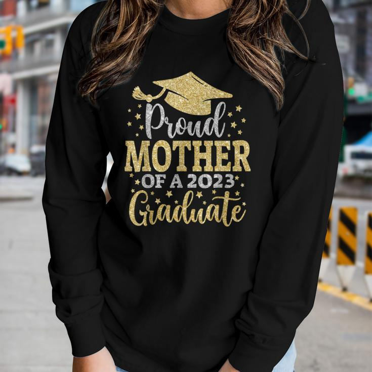 Mother Senior 2023 Proud Mom Of A Class Of 2023 Graduate Women Long Sleeve T-shirt Gifts for Her