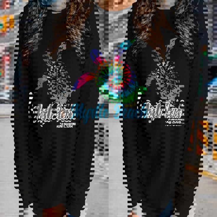 Myrtle Beach Souvenirs Tie Dye Save Sea Turtle S Carolina Women Long Sleeve T-shirt Gifts for Her Myrtle Beach Souvenirs Tie Dye Save Sea Turtle S Carolina Women Long Sleeve T-shirt Gifts for Her