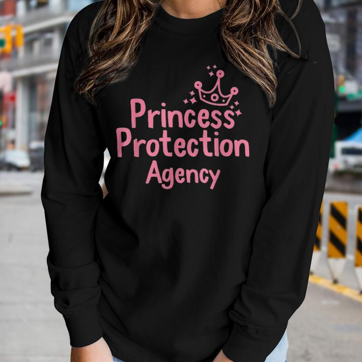 Princess Protection Agency Fathers Day Gift From Daughter V2 Women Graphic Long Sleeve T-shirt Gifts for Her