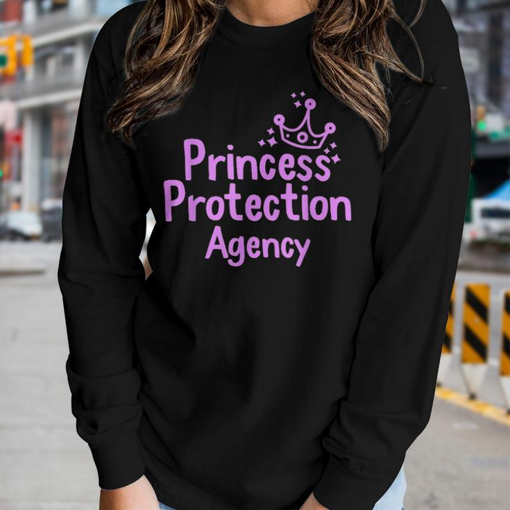 Princess Protection Agency Fathers Day Gift From Daughter Women Graphic Long Sleeve T-shirt Gifts for Her