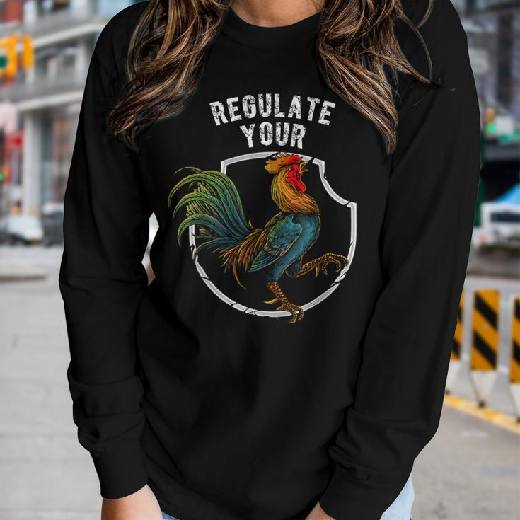 Regulate Your Dick Pro Choice Feminist Womens Rights Women Long Sleeve T-shirt Gifts for Her