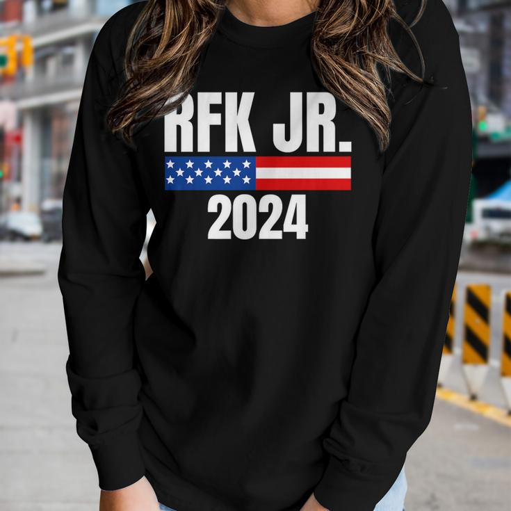 Robert Kennedy Democrat Presidential Election 2024 Rfk Women Women Long Sleeve T-shirt Gifts for Her