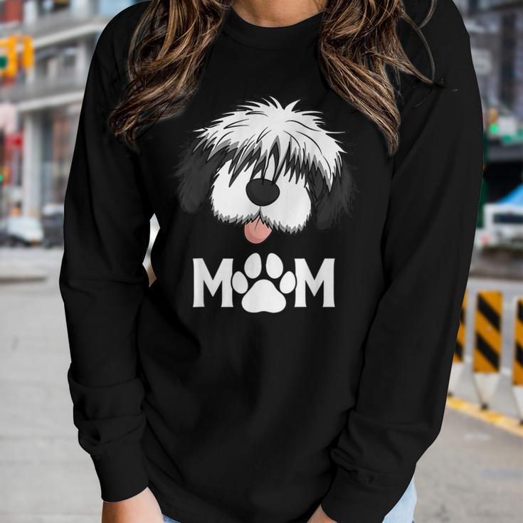 Sheepadoodle Mom Dog Mother Idea For Women Long Sleeve T-shirt Gifts for Her