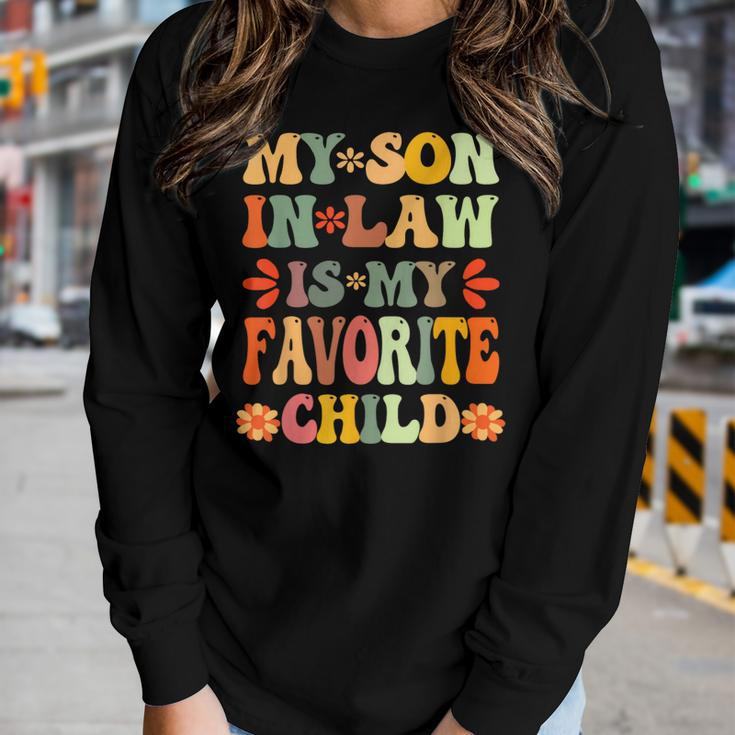 My Son In Law Is My Favorite Child Mother-In-Law Women Long Sleeve T-shirt Gifts for Her