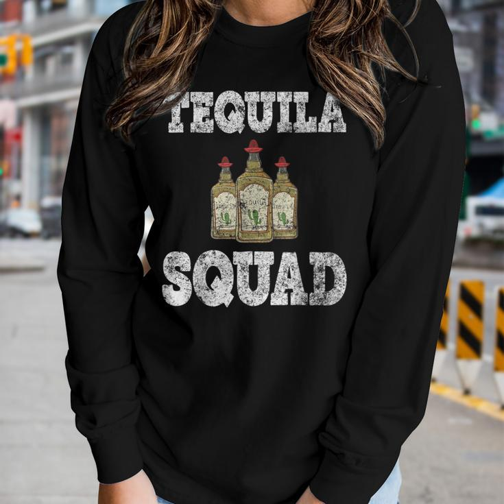 Tequila Squad Cinco De Mayo Party Women Long Sleeve T-shirt Gifts for Her