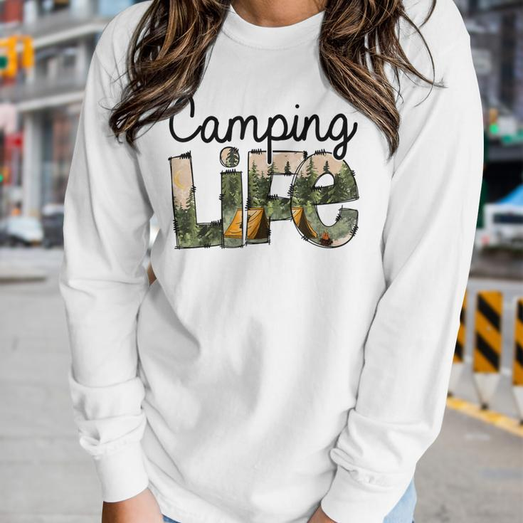 Camping Life Adventure Camping Lover Men Women Women Long Sleeve T-shirt Gifts for Her