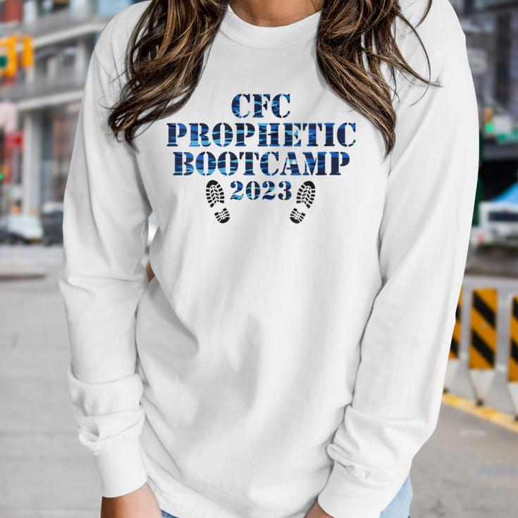 Womens Cfc Prophetic Bootcamp 2023 Women Long Sleeve T-shirt Gifts for Her