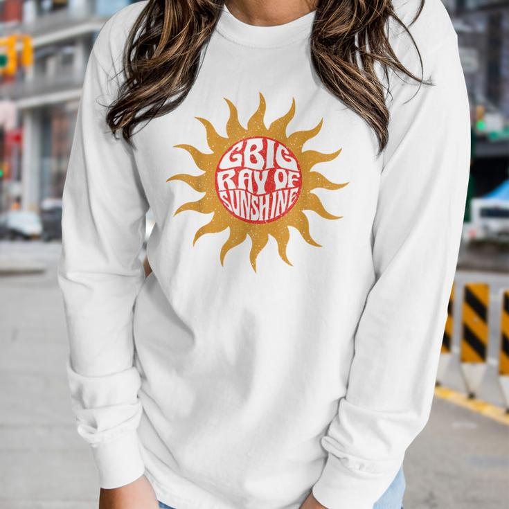 Gbig Ray Of Sunshine Sorority Girls Matching Little Sister Women Long Sleeve T-shirt Gifts for Her