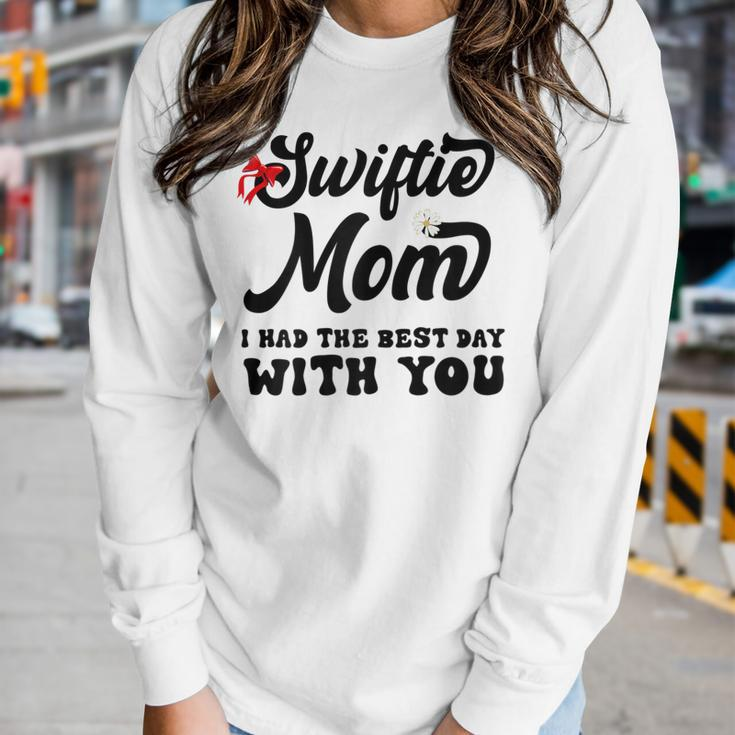 Womens Swiftie Mom I Had The Best Day With You Women Long Sleeve T-shirt Gifts for Her