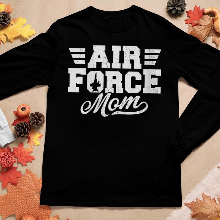 Air Force Mom Proud Mother Family Air Force Women Long Sleeve T-shirt Unique Gifts