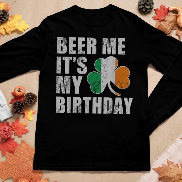 Beer Me Its My Birthday St Patricks Day Irish Women Long Sleeve T-shirt Unique Gifts