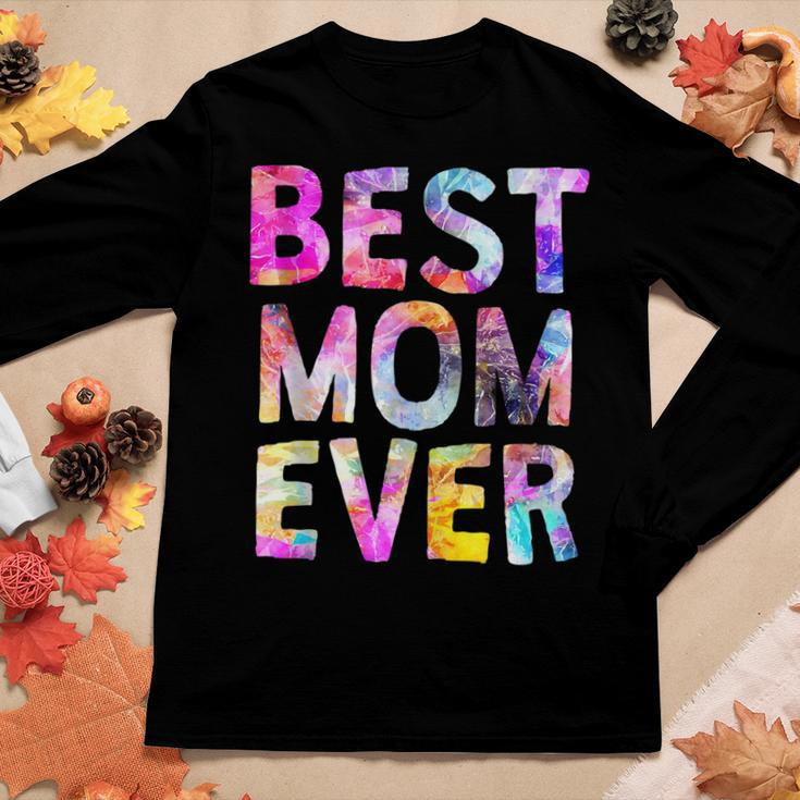 Best Mom Ever Awesome Proud Mommy Life Fun Mama Women Long Sleeve T-shirt Unique Gifts