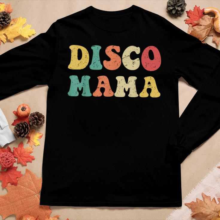 Disco Mama 1970S Disco Queen Matching Couple Women Graphic Long Sleeve T-shirt Funny Gifts