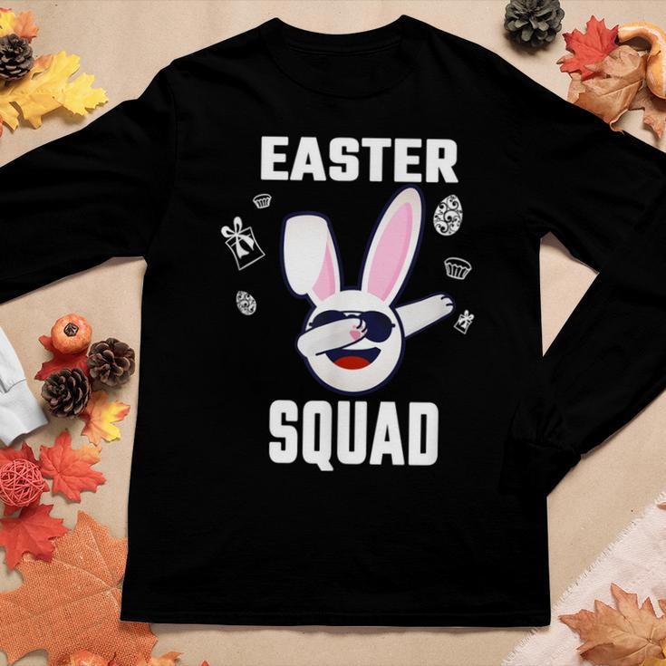 Easter Squad Family Matching Easter Day Group Men Women Kids Women Long Sleeve T-shirt Unique Gifts