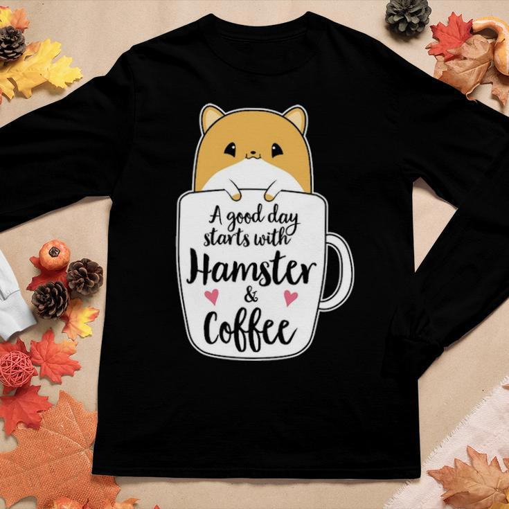 Funny Hamster Hamster Mom Women Graphic Long Sleeve T-shirt Funny Gifts