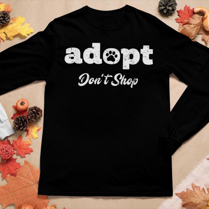 Fur Mama Animal Rescue Adoption Pet Saying Animal Lover Women Long Sleeve T-shirt Unique Gifts