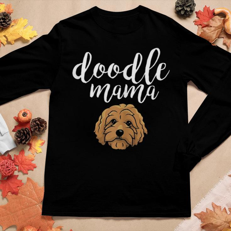 Goldendoodle Mom Doodle Mom Cute Goldendoodle Gift V2 Women Graphic Long Sleeve T-shirt Funny Gifts