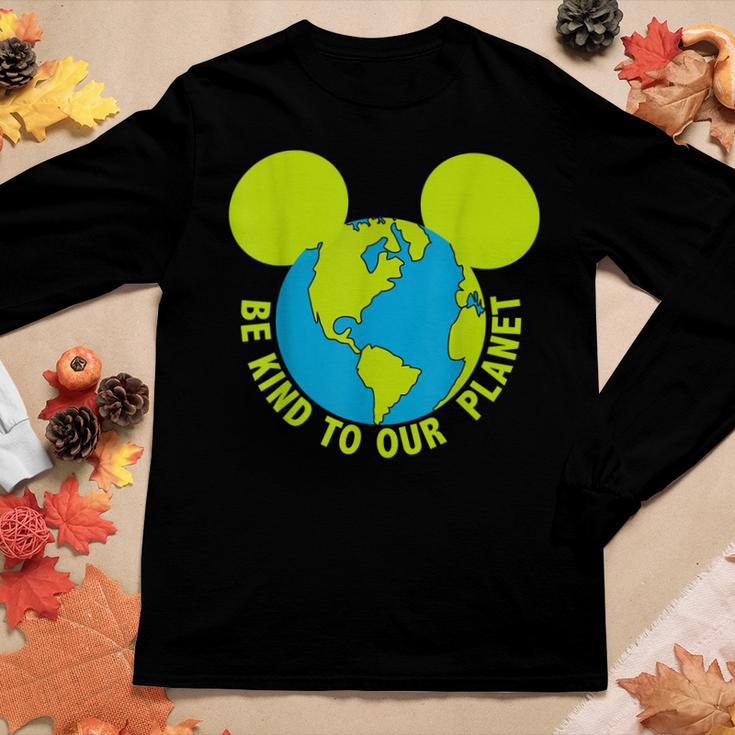 Be Kind To Our Planet Earth Day Lovers Women Long Sleeve T-shirt Unique Gifts
