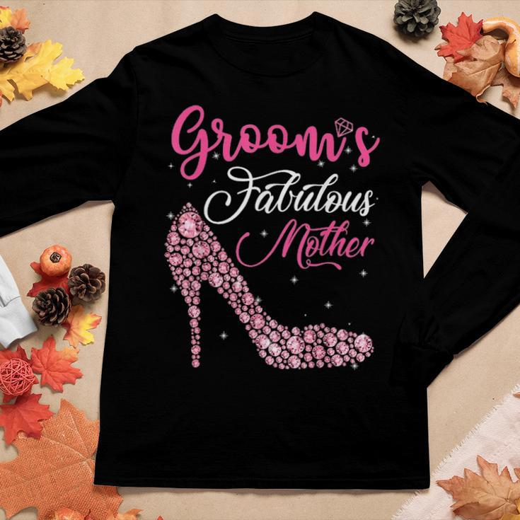 Light Gems Grooms Fabulous Mother Happy Marry Day Vintage Women Graphic Long Sleeve T-shirt Funny Gifts