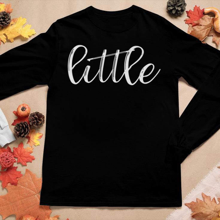 LittleFor Sorority Families Big And Little Sisters Women Long Sleeve T-shirt Unique Gifts