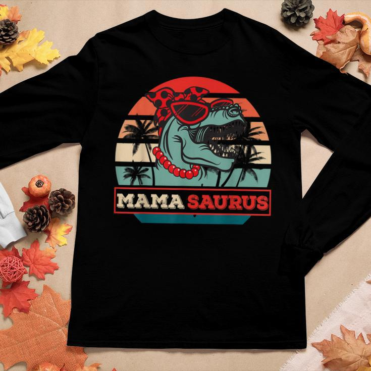 MamasaurusRex Dinosaur Mama Saurus Family Mothers Women Long Sleeve T-shirt Unique Gifts