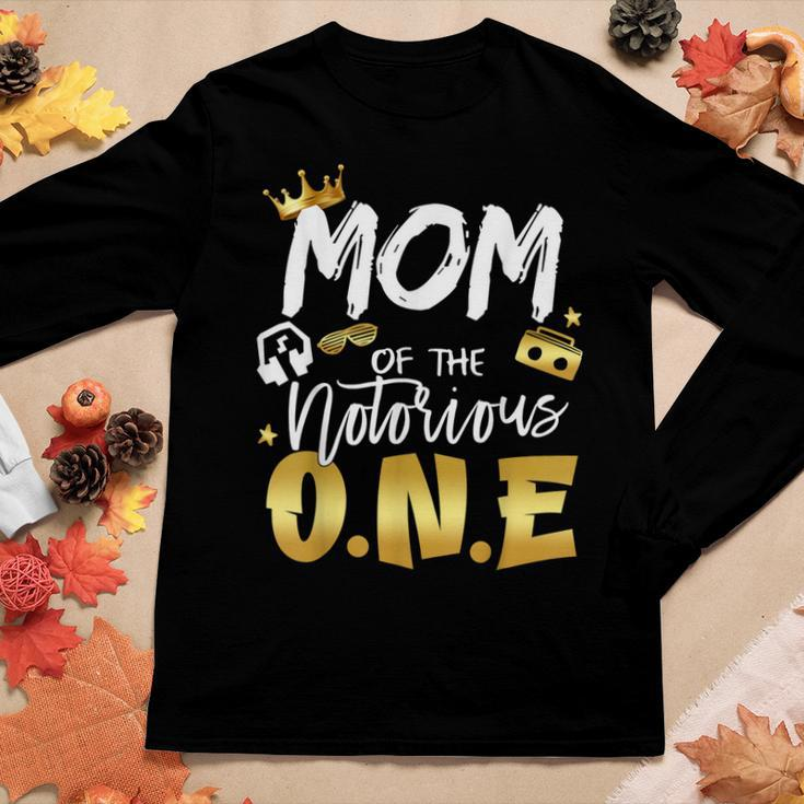 Mom Of The Notorious One Old School Hip Hop 1St Birthday Women Long Sleeve T-shirt Unique Gifts