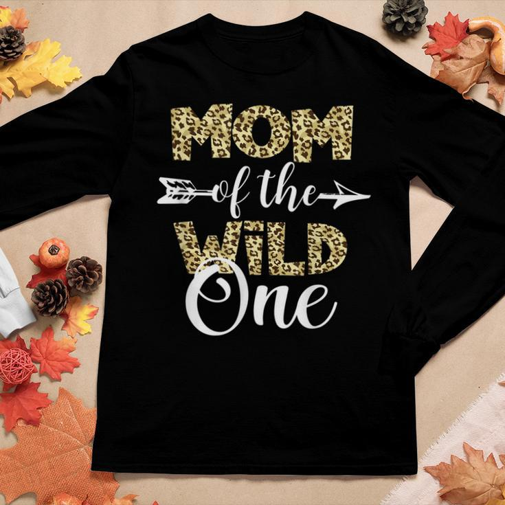Mom Of The Wild One Zoo Themed 1St Birthday Party Women Long Sleeve T-shirt Unique Gifts