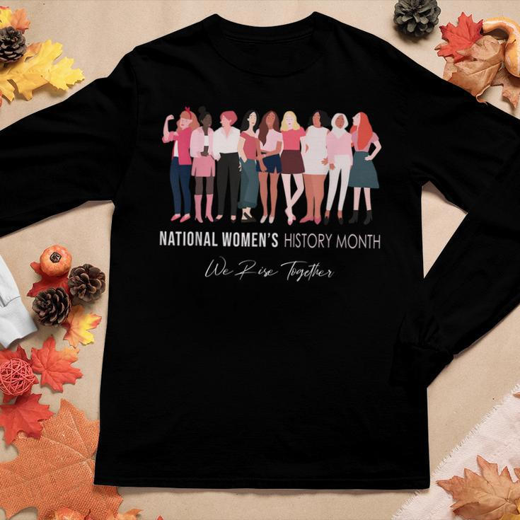 National Womens History Month 2023 Womens History Month Women Long Sleeve T-shirt Unique Gifts