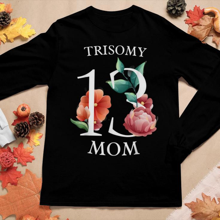 Patau Syndrome Trisomy 13 Awareness Day Mom Dad March 13 Women Long Sleeve T-shirt Unique Gifts