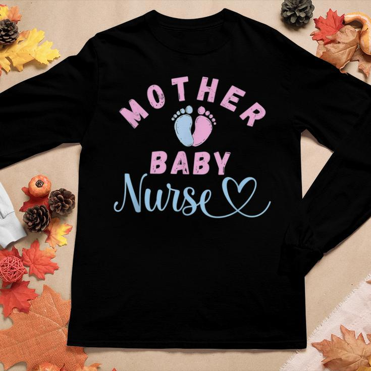 Postpartum Mother Baby Nurse Mom Baby Postpartum Nursing Women Long Sleeve T-shirt Unique Gifts