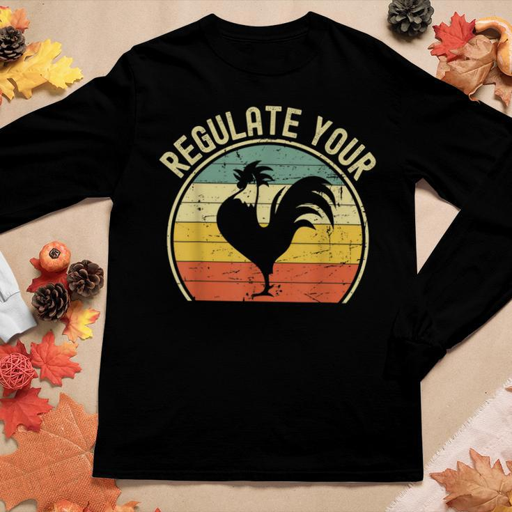 Regulate Your Chicken Pro Choice Feminist Womens Right Women Long Sleeve T-shirt Unique Gifts