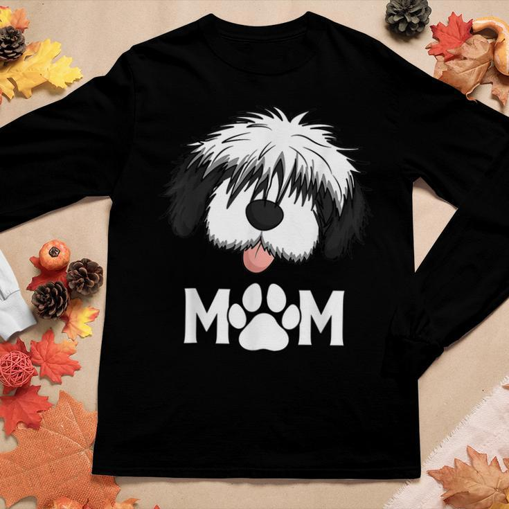 Sheepadoodle Mom Dog Mother Idea For Women Long Sleeve T-shirt Unique Gifts