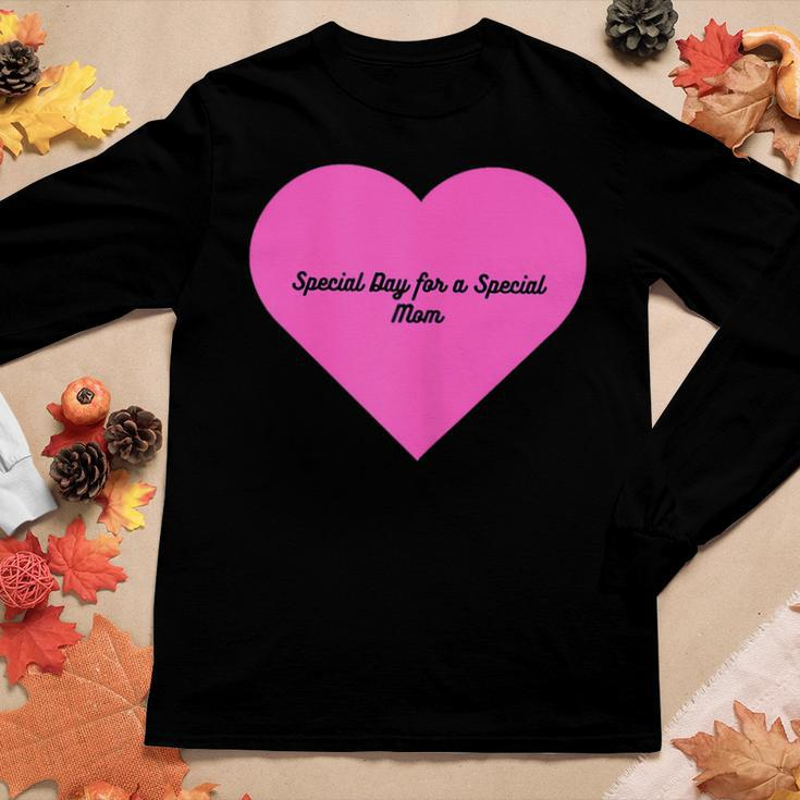 Womens Special Day For A Special Mom Women Long Sleeve T-shirt Unique Gifts