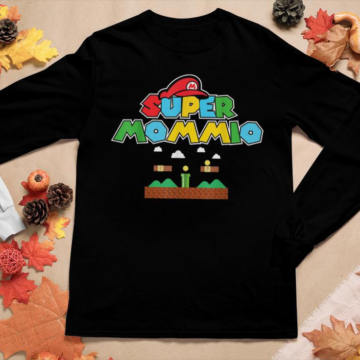 Super Mommio Mommy Video Gamer Mom Women Long Sleeve T-shirt Unique Gifts