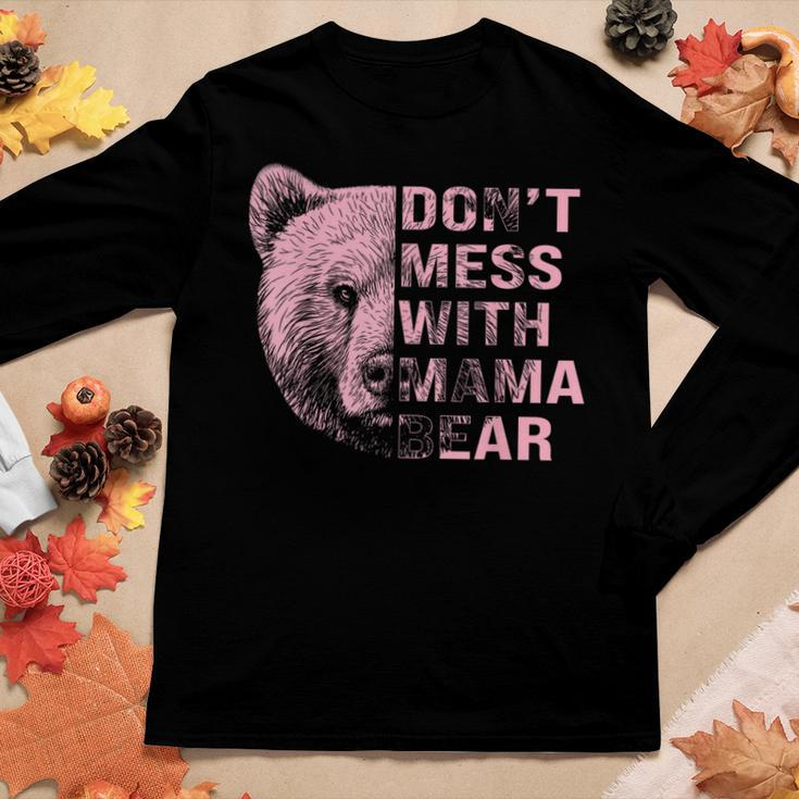 Vintage Dont Mess With Mama Bear Women Women Long Sleeve T-shirt Unique Gifts