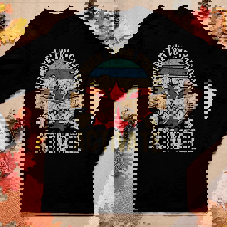 Wonder Twin Powers Activate - Twins Brother Sister Sibling Women Long Sleeve T-shirt Unique Gifts