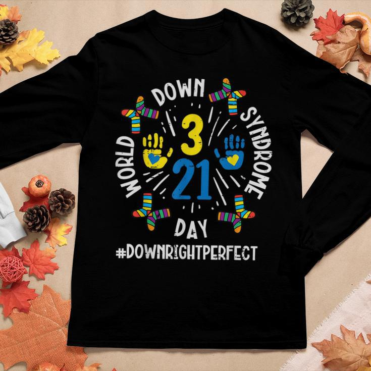 World Down Syndrome Day 321 Awareness Support Men Women Kids Women Long Sleeve T-shirt Unique Gifts