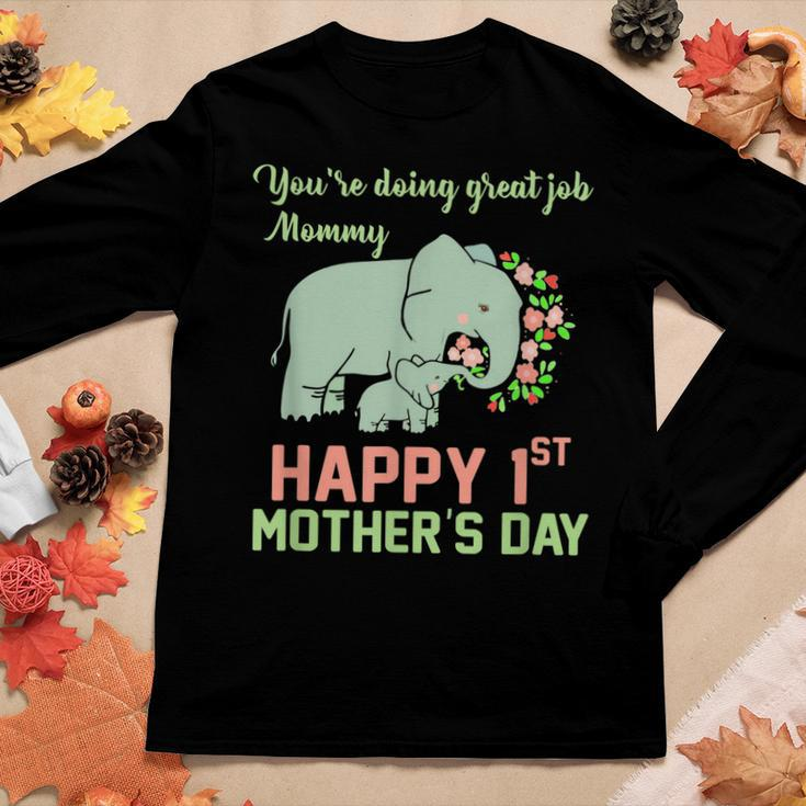 Youre Doing Great Job Mommy Happy 1St Mom Women Long Sleeve T-shirt Unique Gifts
