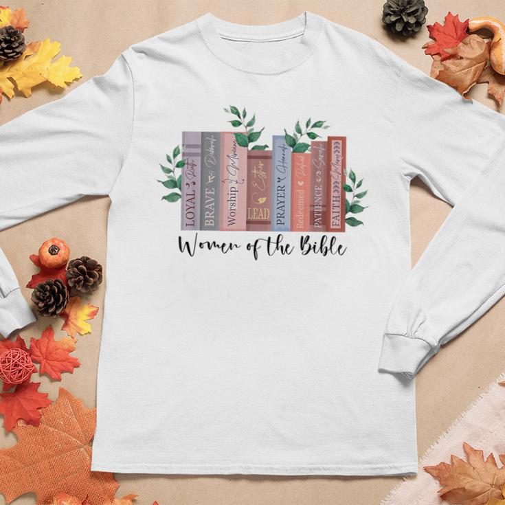 Women Of The Bible Christian Faith Based Christian Jesus Women Long Sleeve T-shirt Unique Gifts