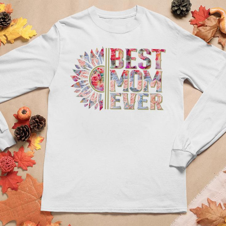Happy Best Mom Ever 2023 Women Long Sleeve T-shirt Unique Gifts