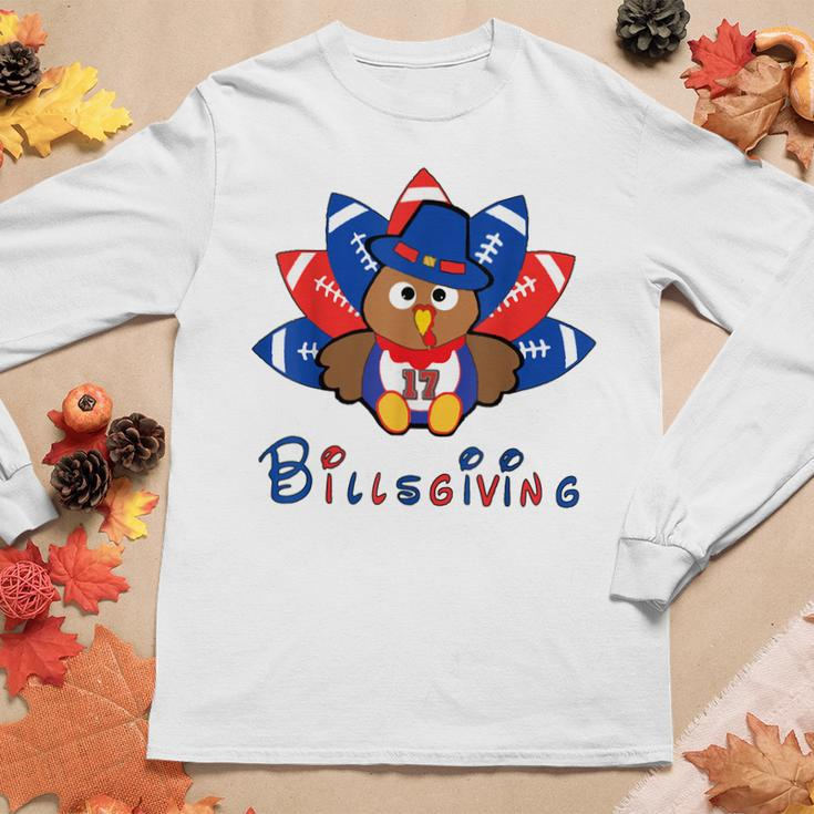 Happy Thanksgiving Billsgiving Chicken Football Women Long Sleeve T-shirt Unique Gifts